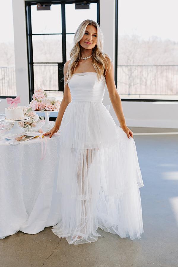 First Kiss Moment Tiered Maxi Dress Product Image