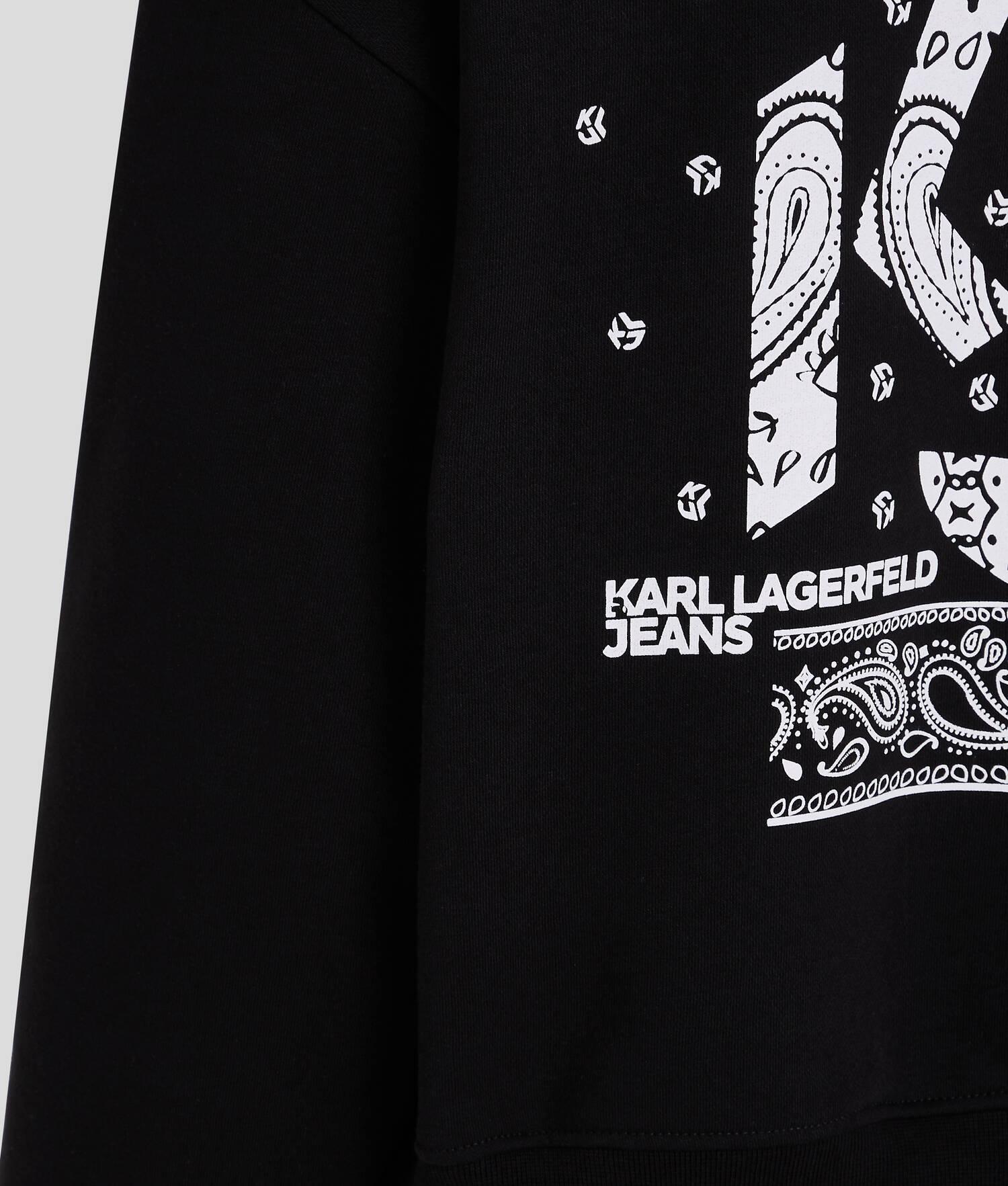 KLJ BANDANA-PRINT SWEATSHIRT Product Image