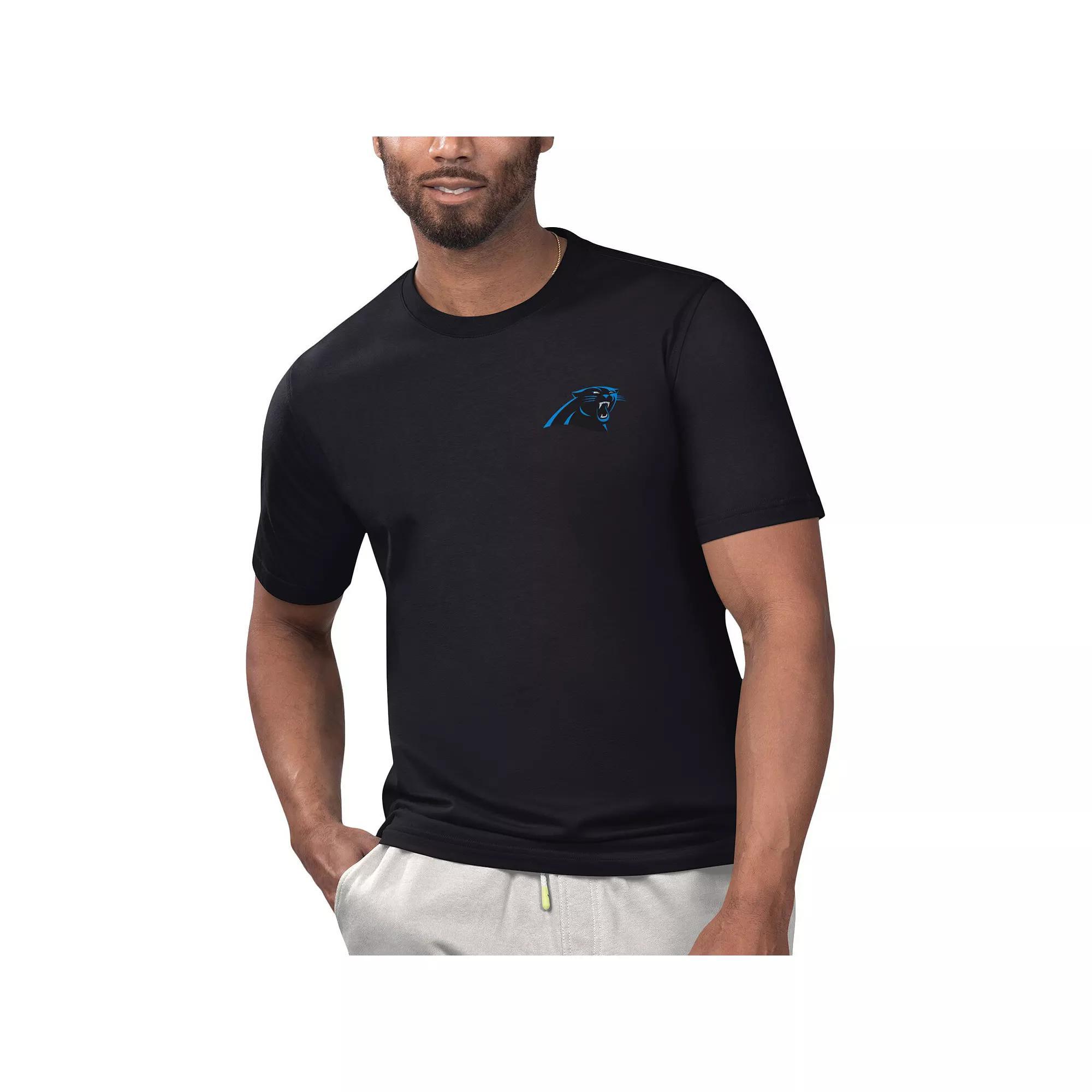 Men's Margaritaville Black Carolina Panthers Licensed to Chill T-Shirt,  Product Image