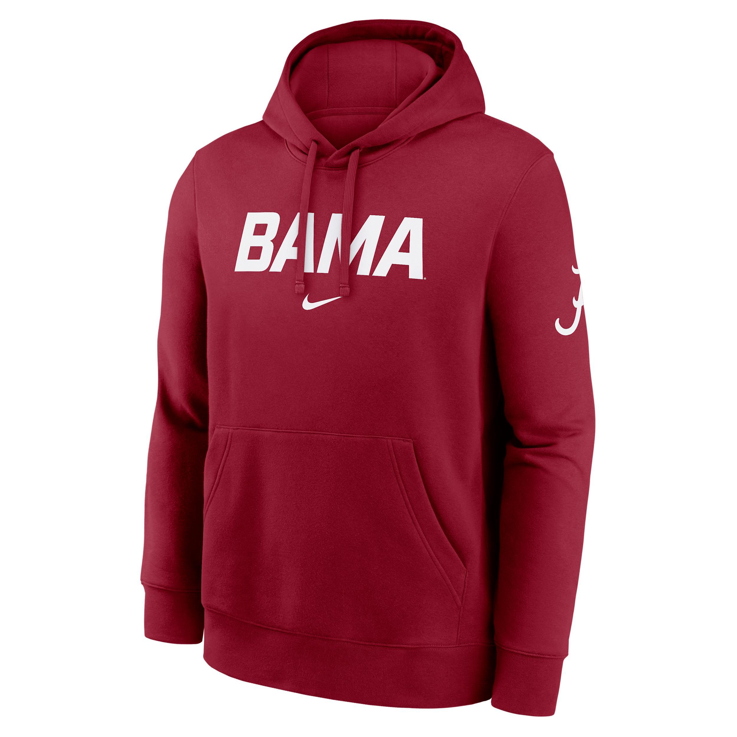 Alabama Club 2-Hit Nickname Nike Mens College Pullover Hoodie | NKDK69WABN-H5W Product Image