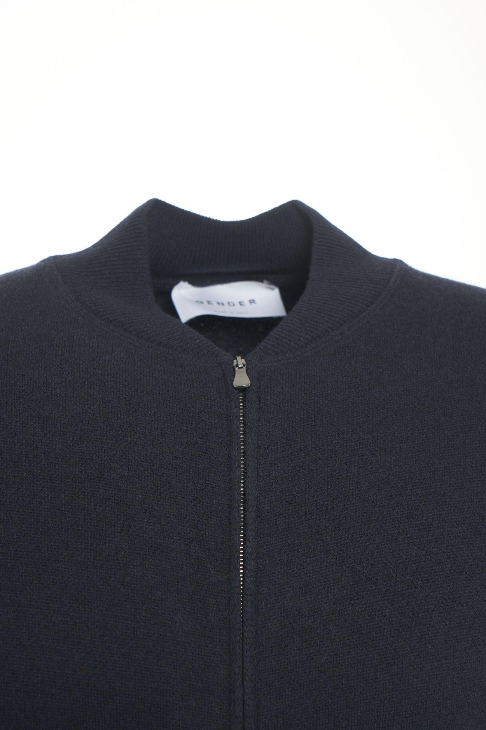 Bomber knit jacket Product Image