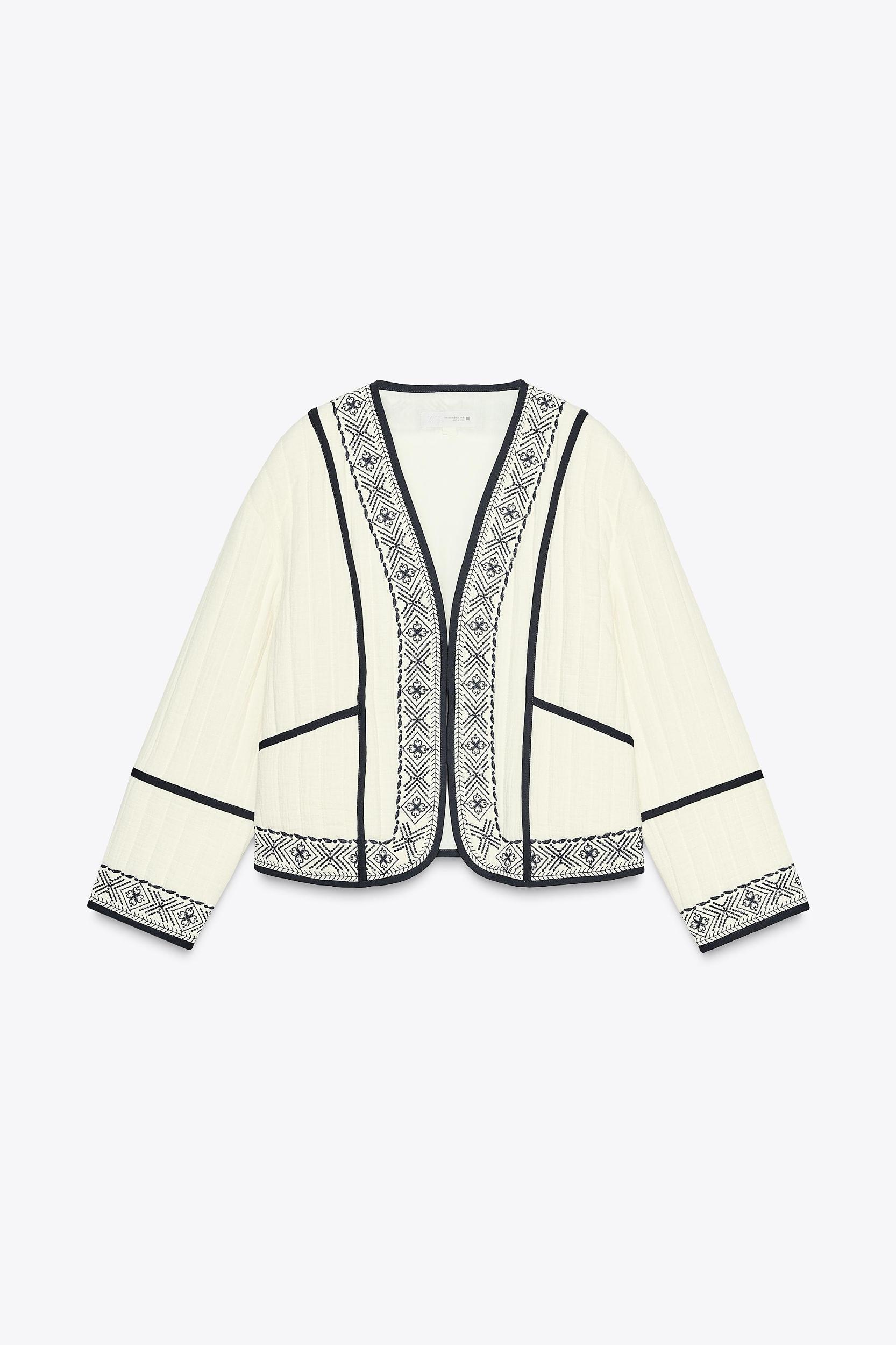 EMBROIDERED PADDED JACKET Product Image