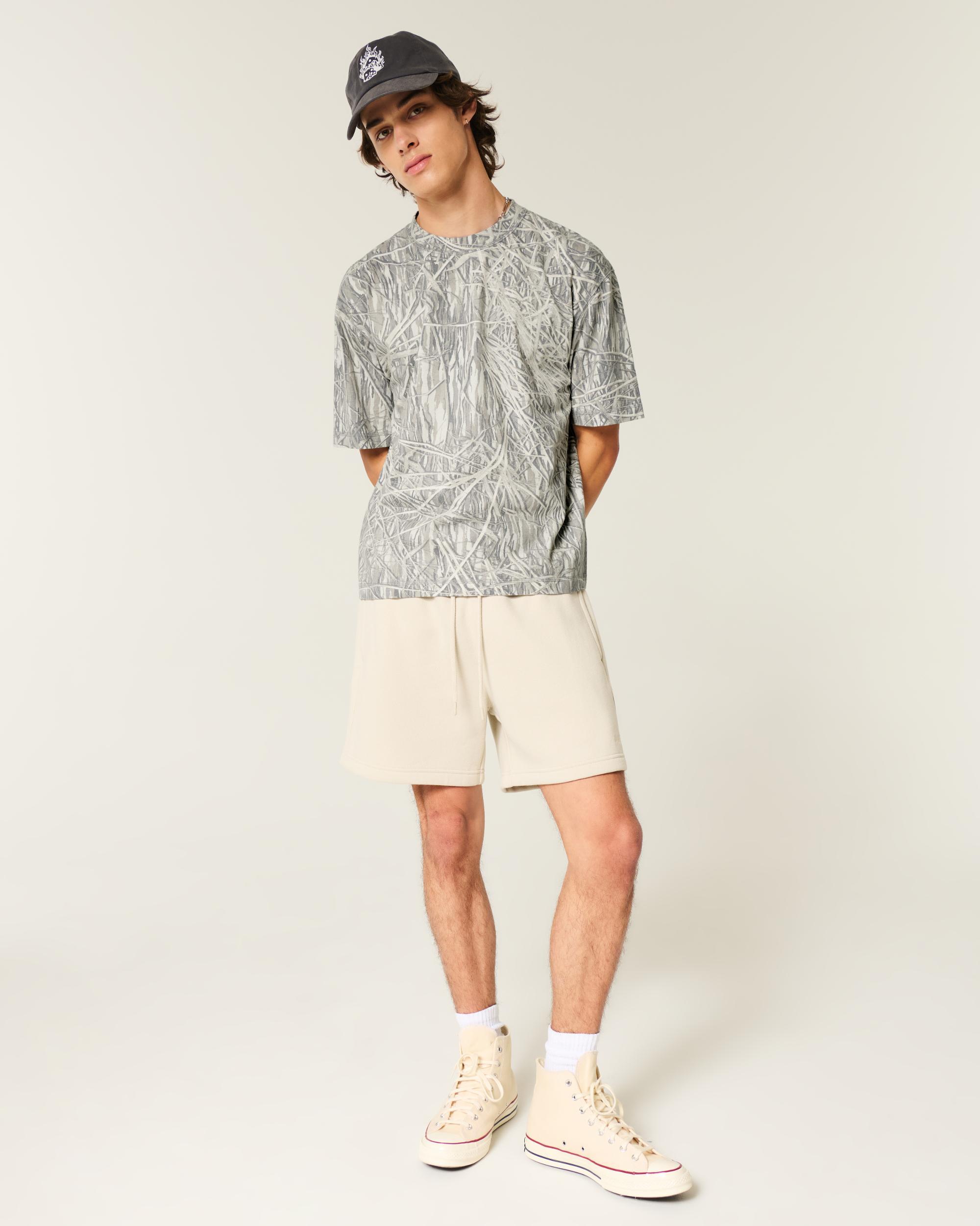 Boxy Heavyweight Crop Crew T-Shirt Product Image