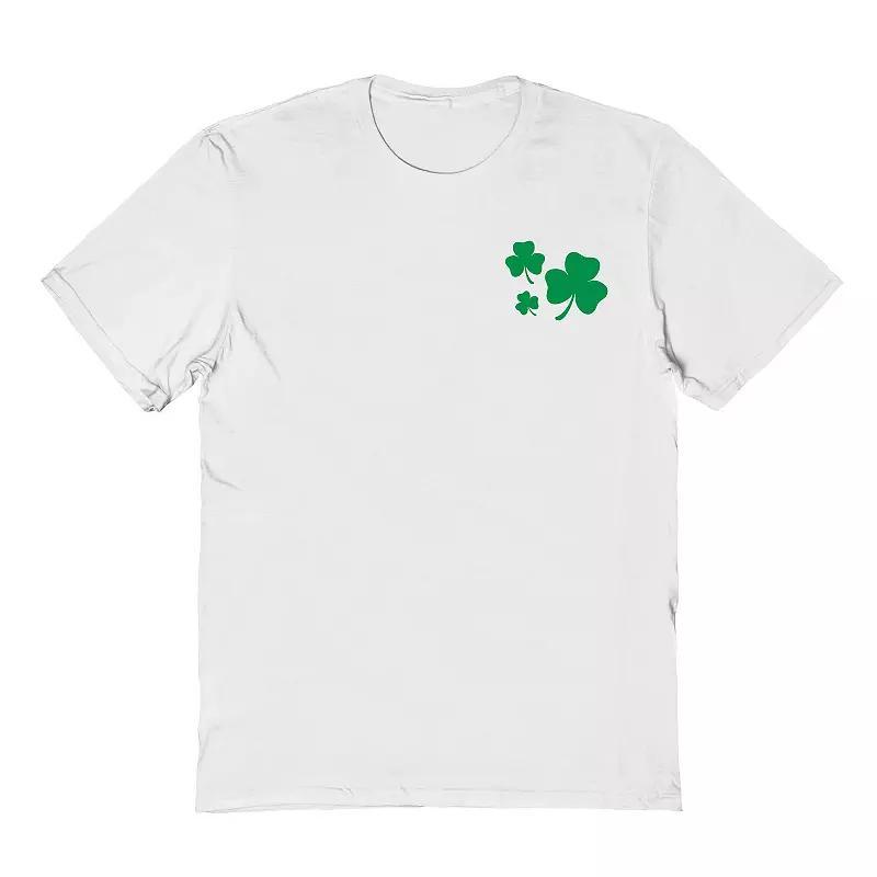 Men's St Patrick's Day Green Shamrock Pocket Graphic Tee,  Product Image