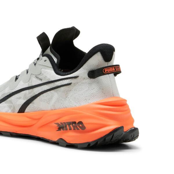 PUMA SEASONS Fast-Trac NITROâ¢ 3 Men's Trail Running Shoes in Smokey Grey/Flame Flicker/Black Product Image