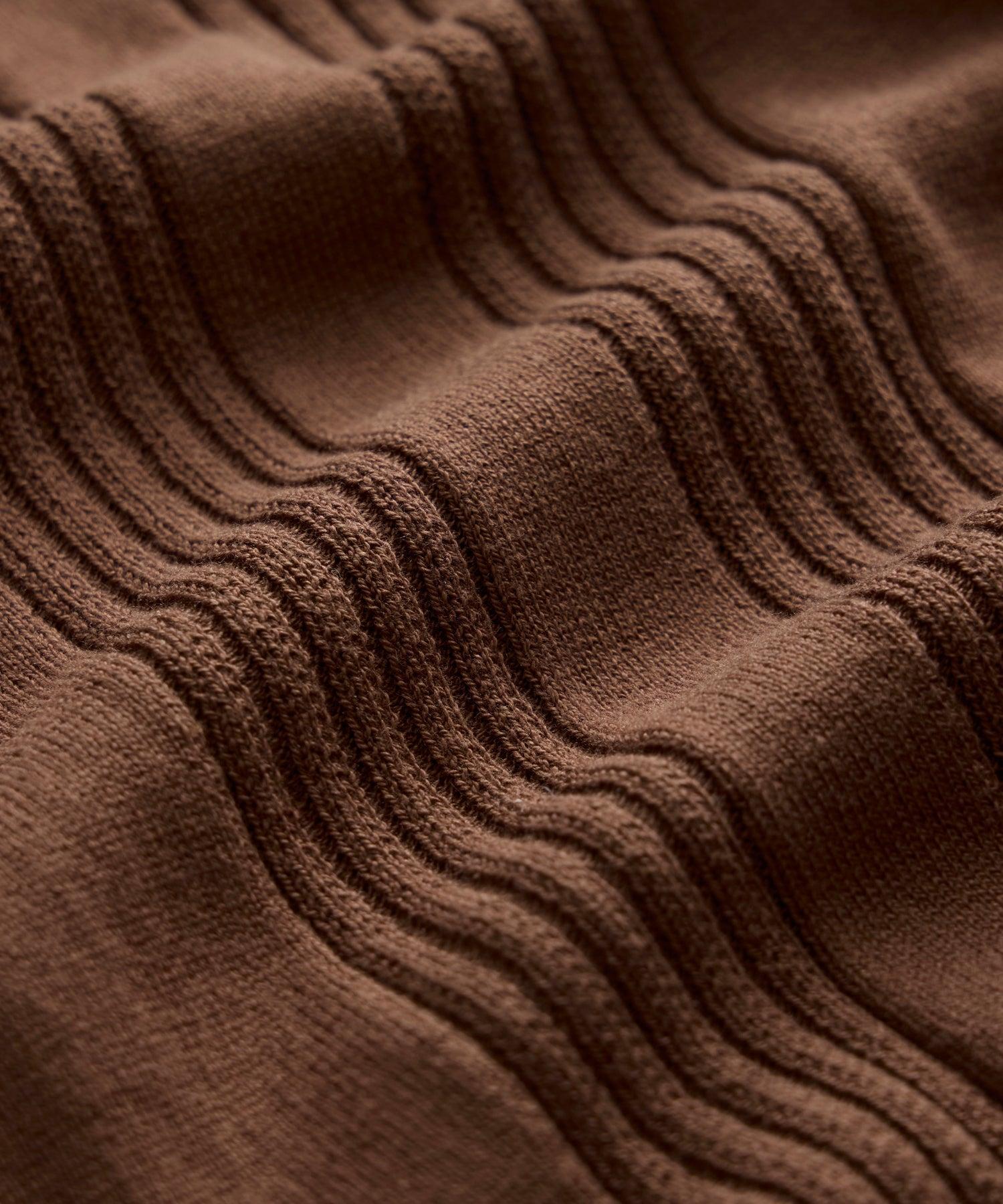 Silk-Cotton Tipped Sweater Polo Product Image