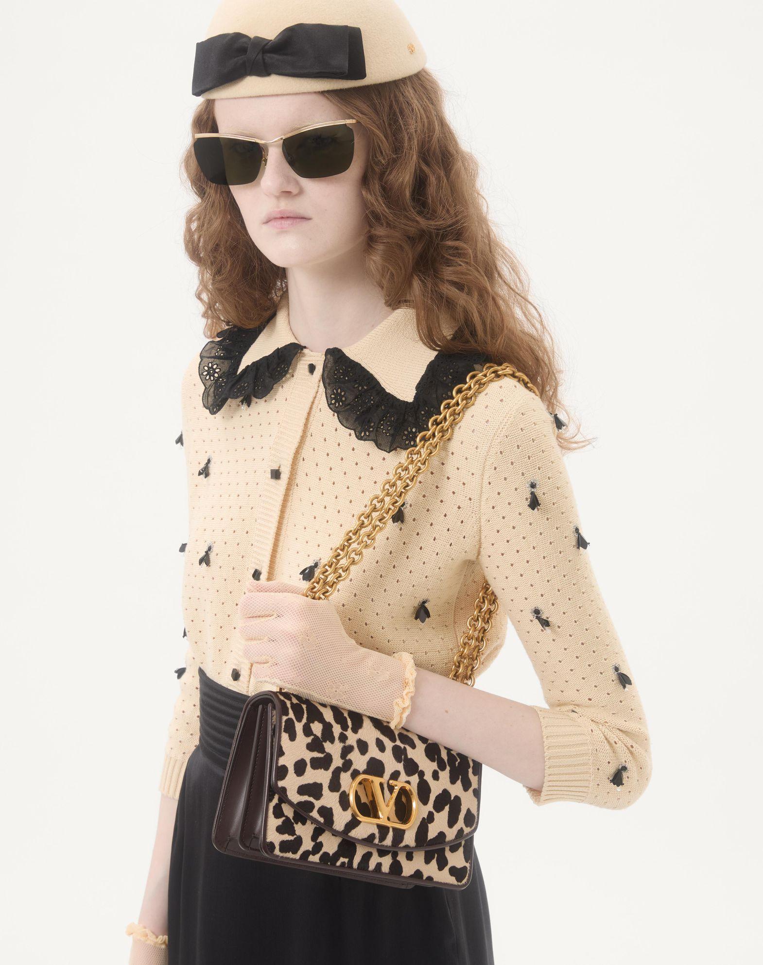 Embroidered Cotton Cardigan Product Image