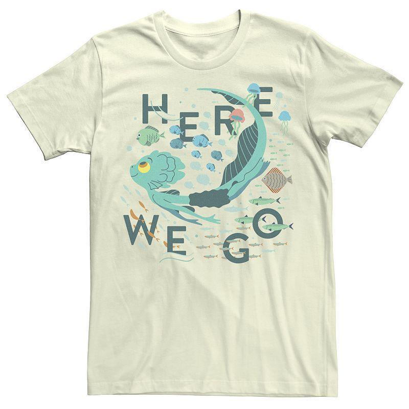 Disney / Pixar's Luca Men's Here We Go Tee, Size: Large, Natural Product Image