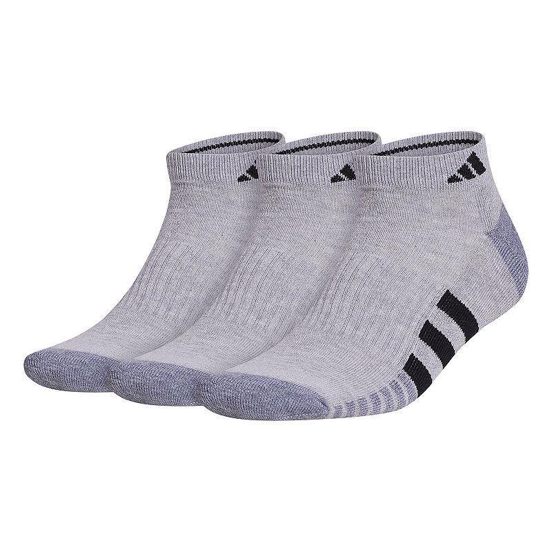 Mens adidas Cushioned 3.0 3-Pack Low Cut Socks Product Image