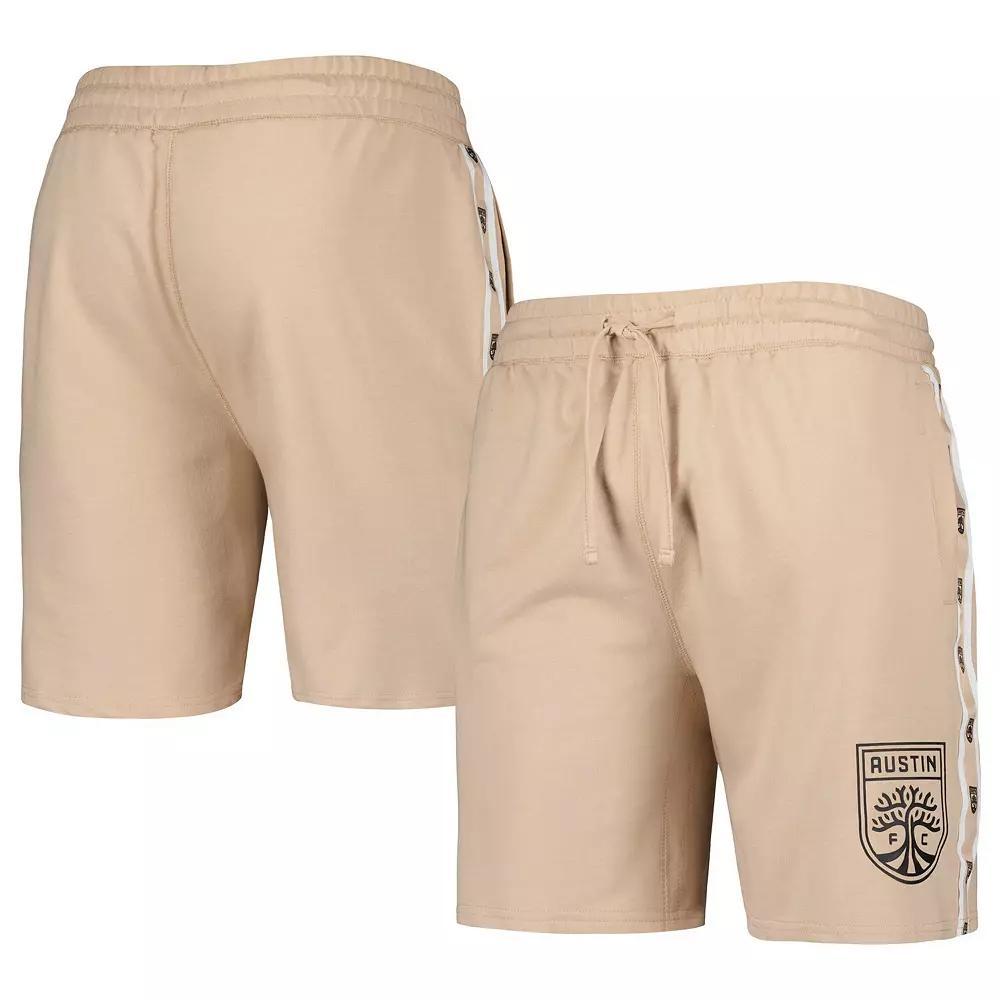Men's Concepts Sport  Tan Austin FC Team Stripe Shorts, Size: Small, Afc Team Product Image