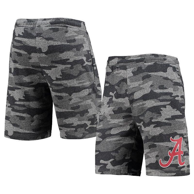 Mens Concepts Sport Charcoal/Gray Alabama Crimson Tide Camo Backup Terry Jam Lounge Shorts Product Image