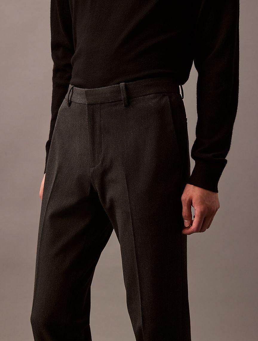 Stretch Twill Slim Fit Pants Product Image