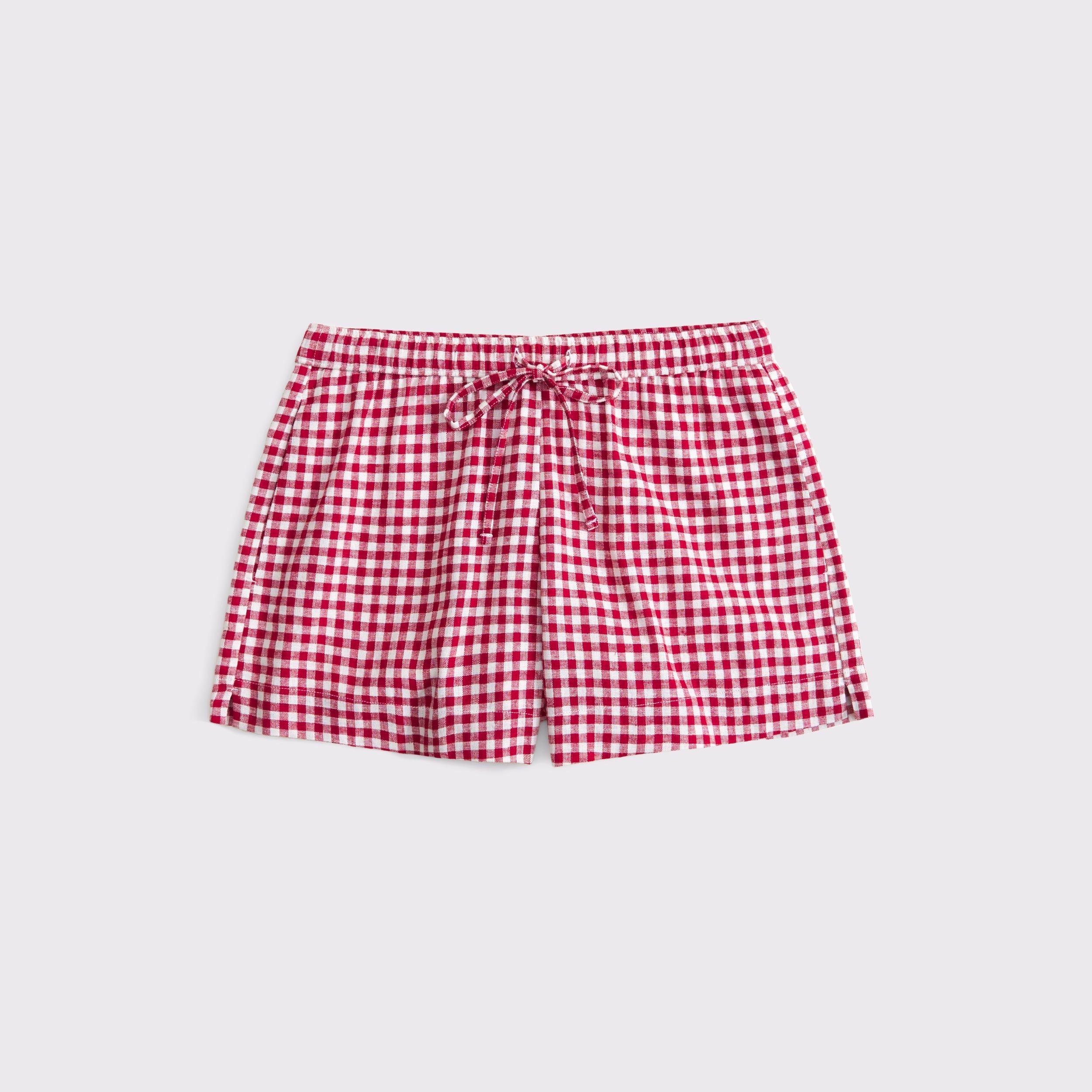 Mid Rise Linen-Blend Pull-On Short Product Image