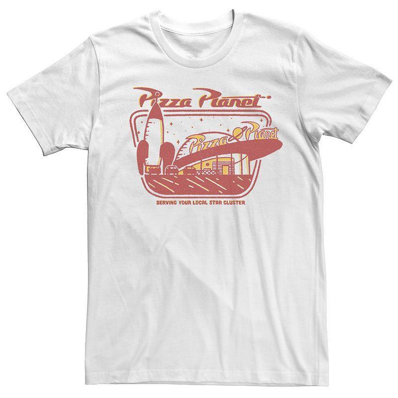 Disney / Pixar's Toy Story Men's Pizza Planet Stamp Graphic Tee, Size: Small, White Product Image