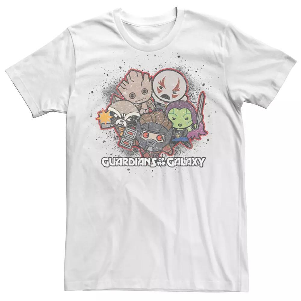 Men's Marvel Guardians of the Galaxy Kawaii Art Collection Graphic Tee,  Product Image