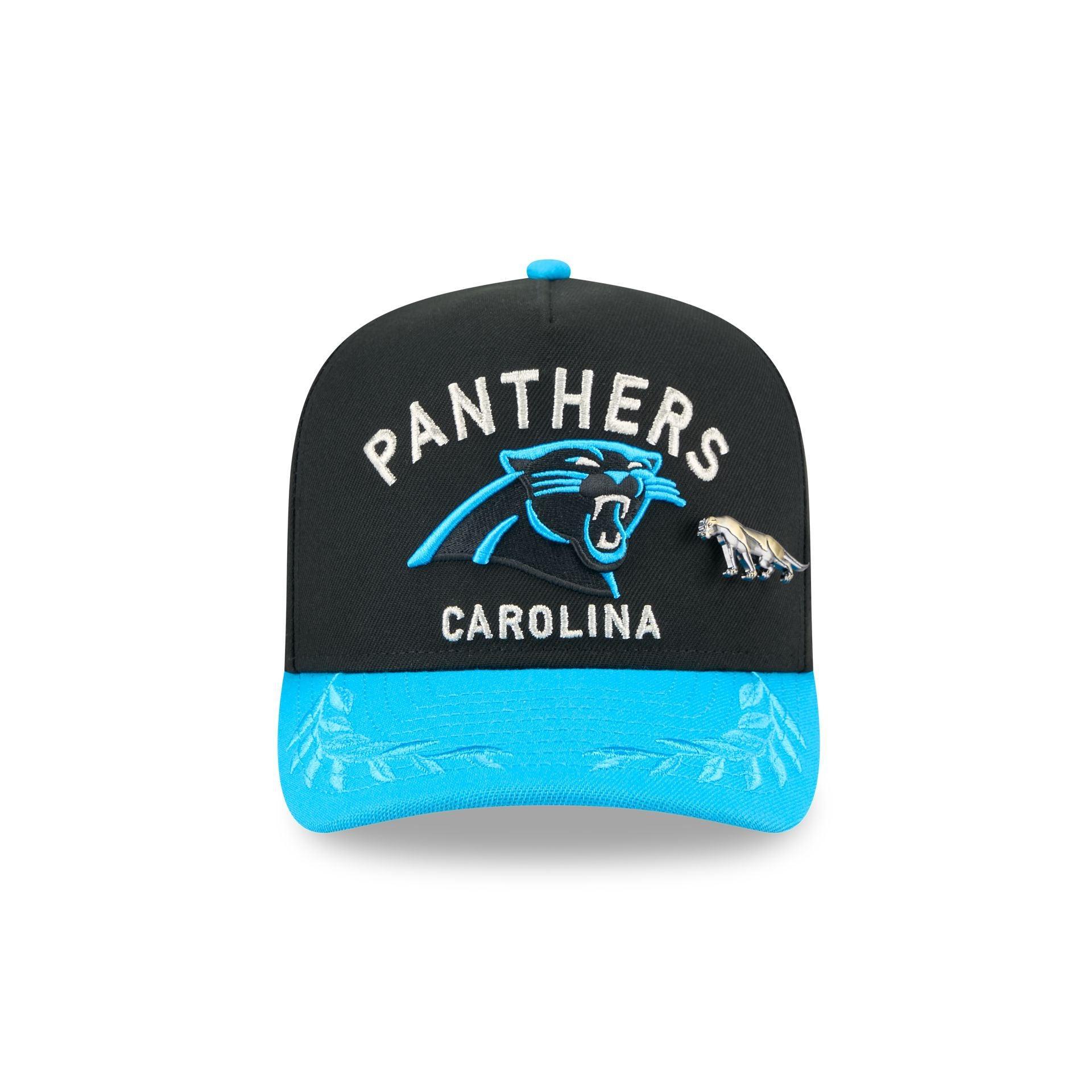 Carolina Panthers 2025 Draft Black 59FIFTY A-Frame Fitted Hat Male Product Image