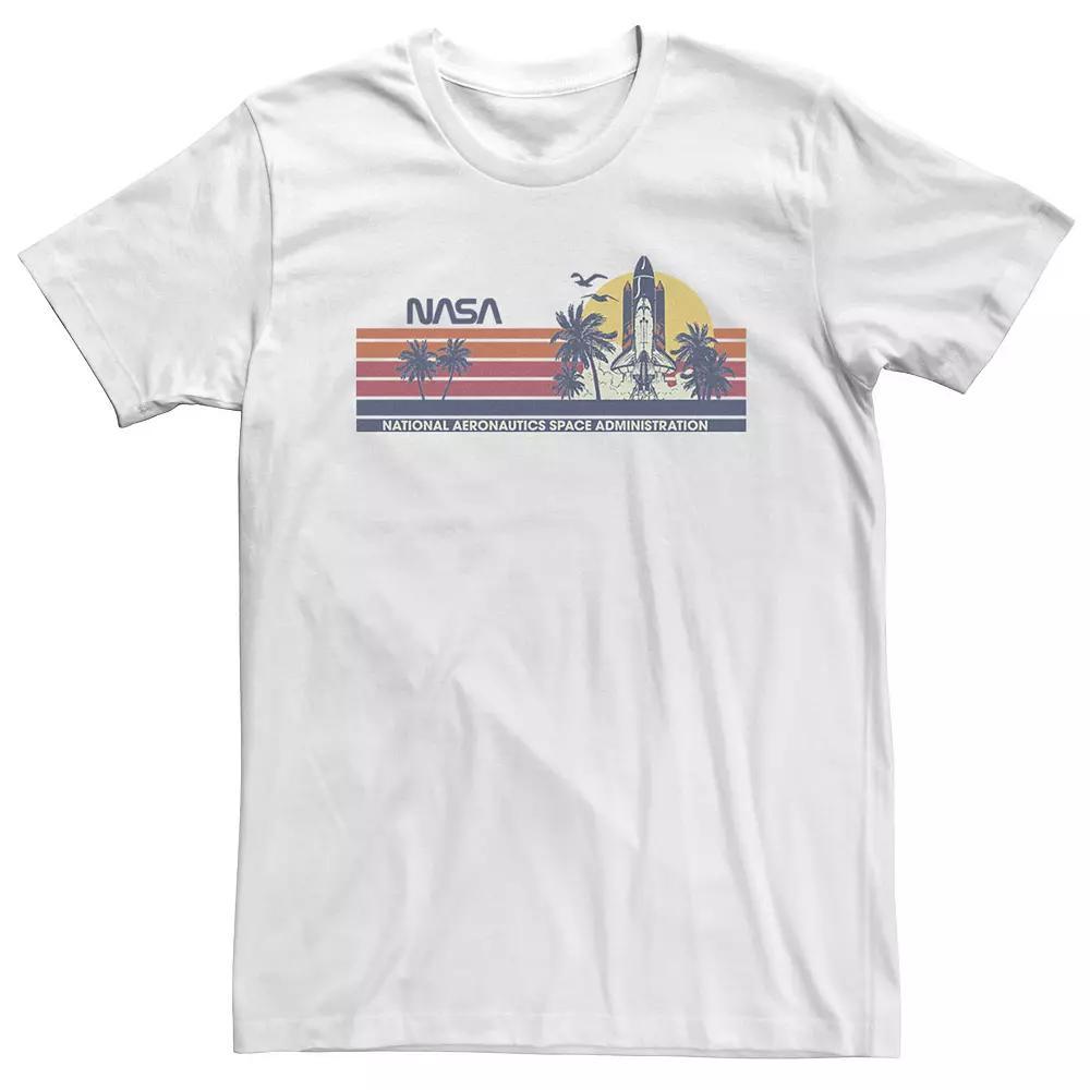 Big & Tall NASA Distressed Retro Take Off Portrait Tee, Men's,  Product Image