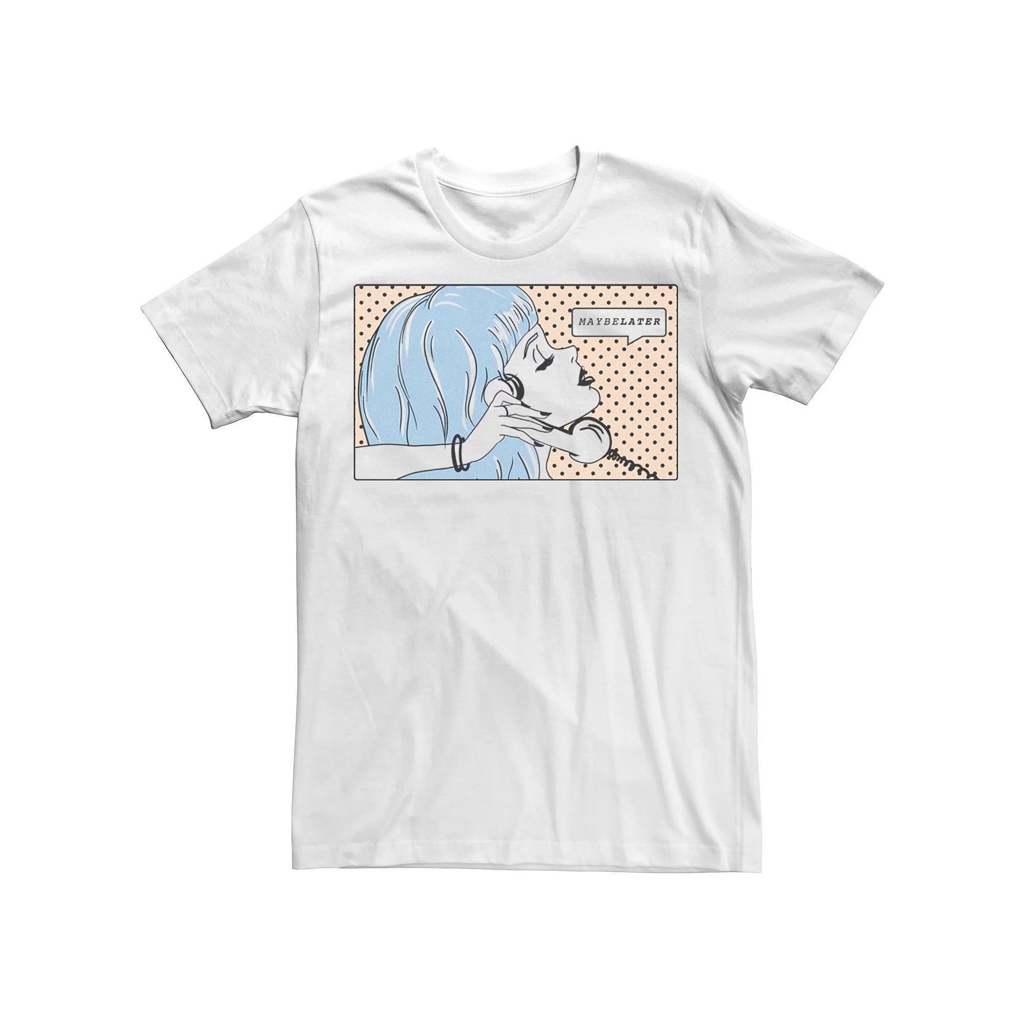 Men's Maybe Later Pop Art Panel Tee,  Product Image