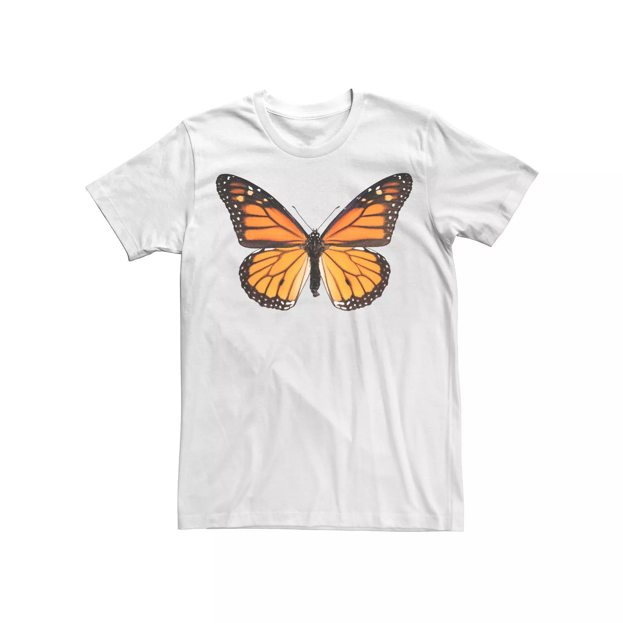 Men's Monarch Photorealistic Tee, Size: Large, White Product Image