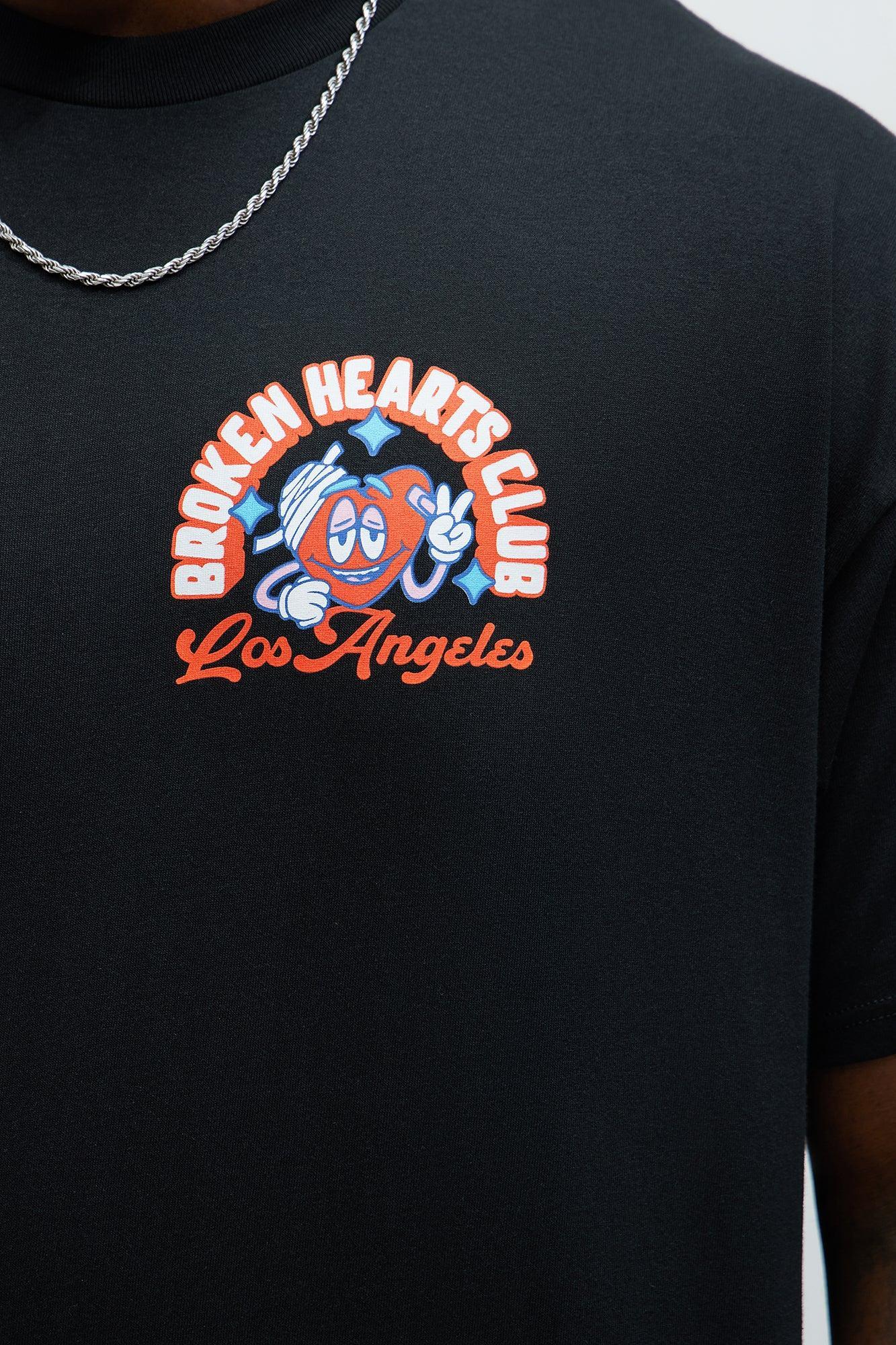 Broken Hearts Club LA Short Sleeve Tee - Black Product Image