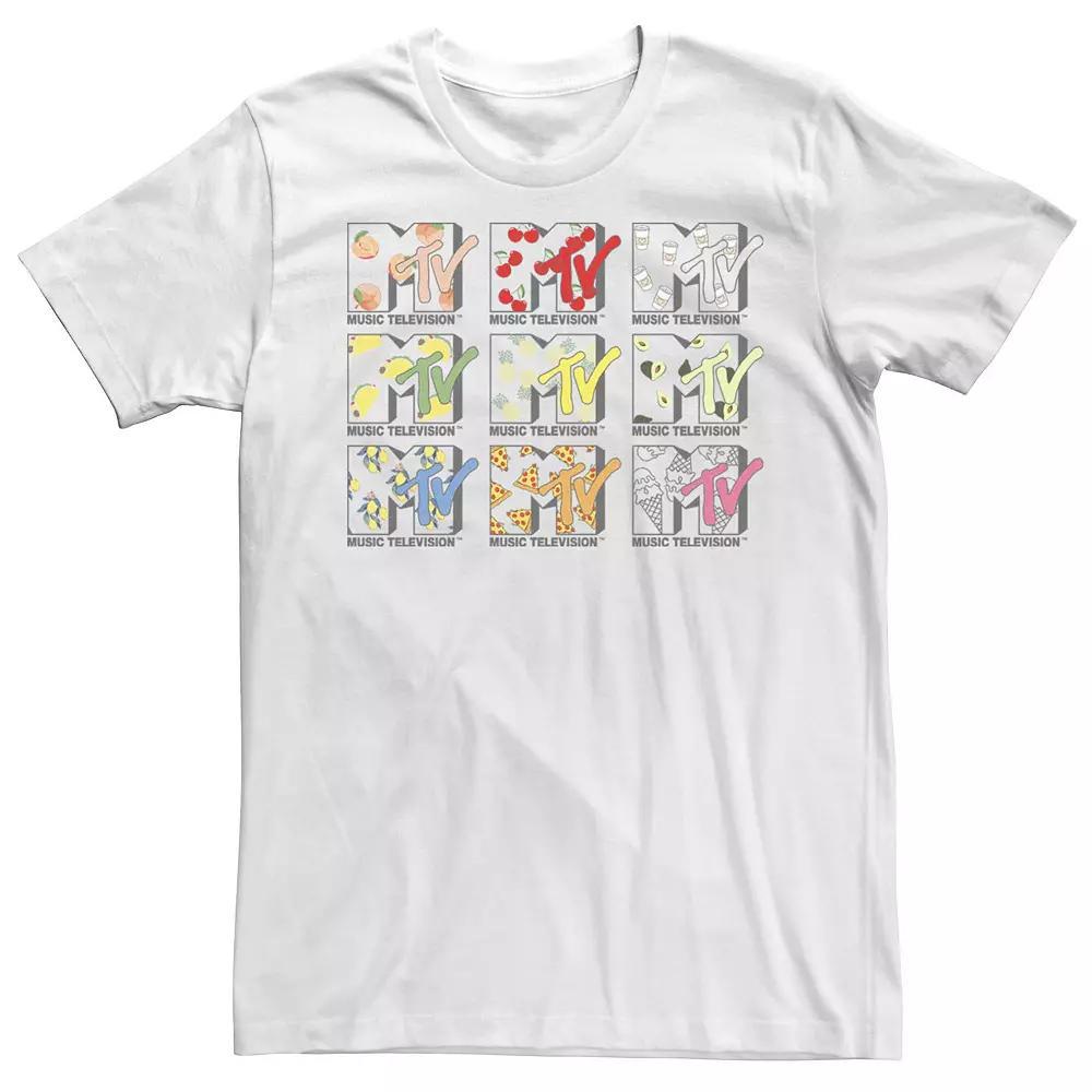 Men's MTV Food Grid Logo Short Sleeve Tee,  Product Image