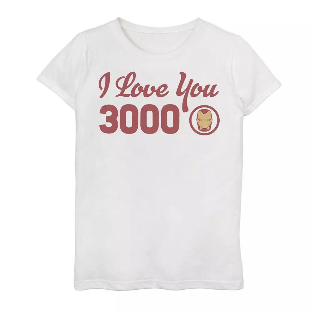 Girls 7-16 Marvel Avengers Endgame Iron Man "I Love You 3000" Tee, Girl's,  Product Image