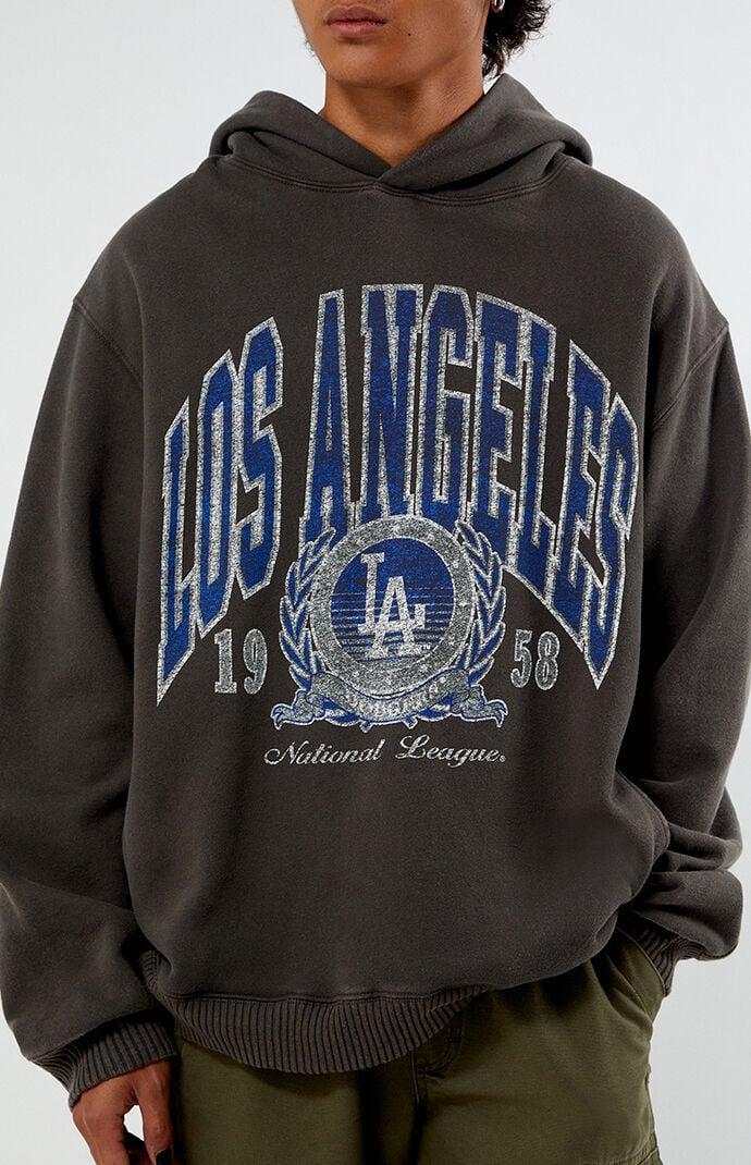 Mens New Era Los Angeles Dodgers MLB Vintage Oversized Logo Hoodie Product Image