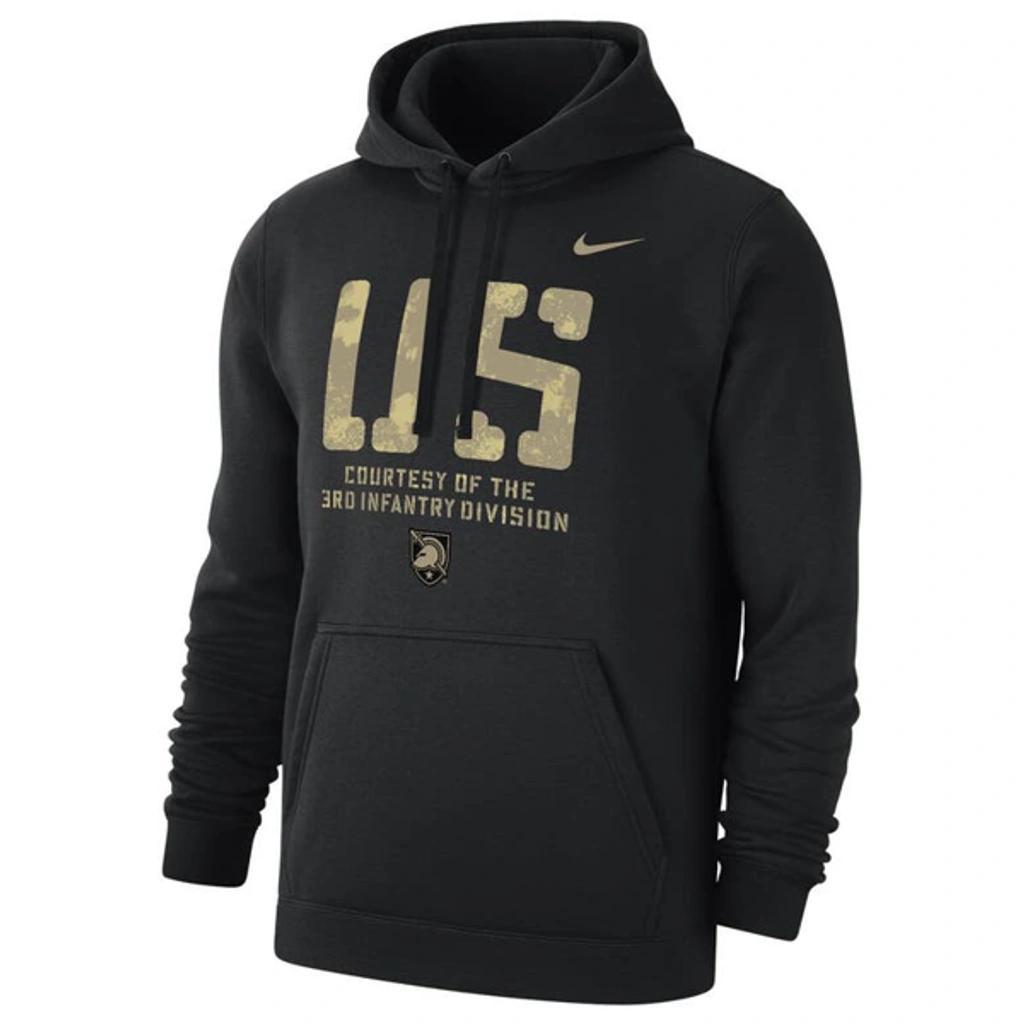 NIKE Black Army Black Knights 2023 Rivalry Collection Courtesy Of Club Fleece Pullover Hoodie Product Image