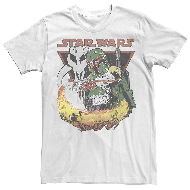 Mens Star Wars Boba Burns Graphic Tee Product Image