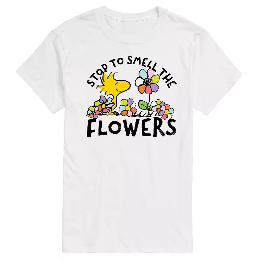 Men's Peanuts Smell The Flowers Graphic Tee,  Product Image