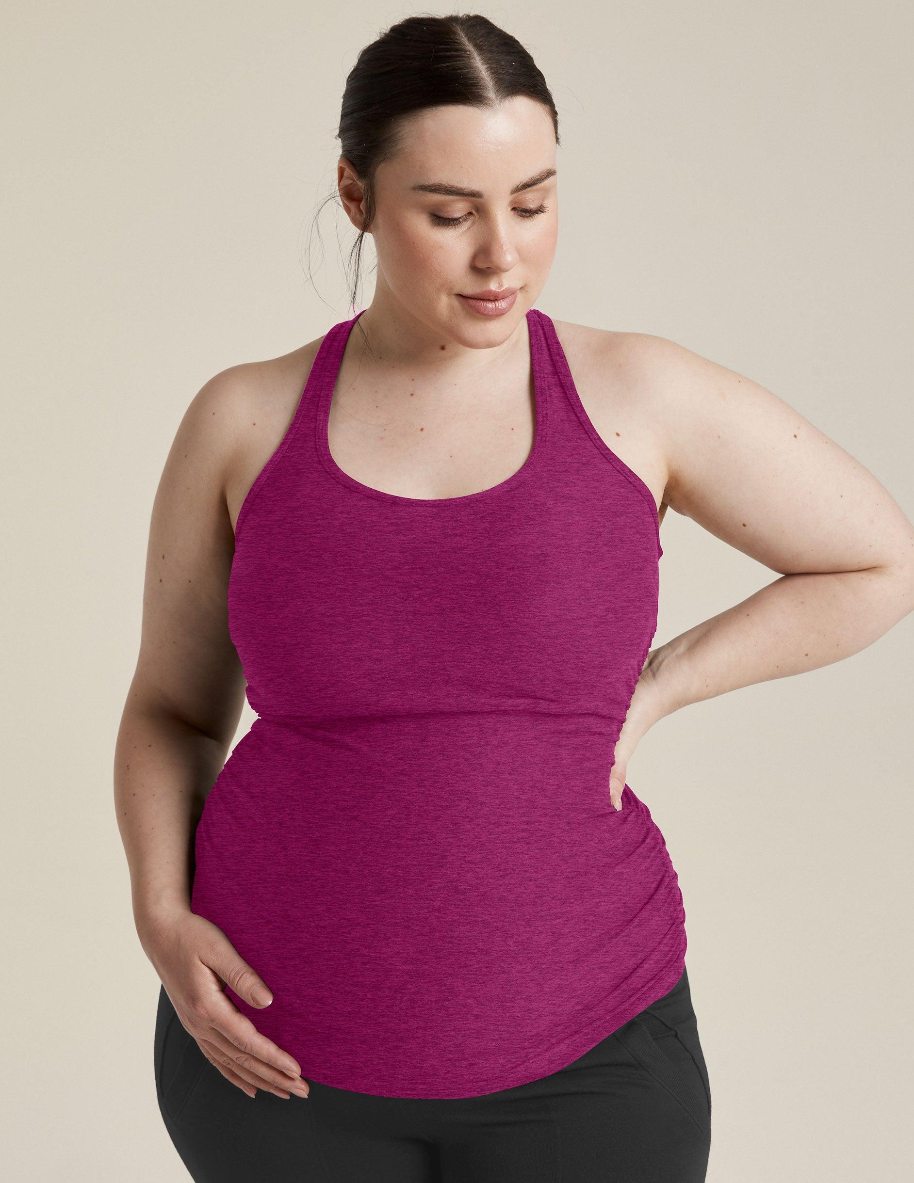 Featherweight Let It Grow Racerback Maternity Tank Product Image