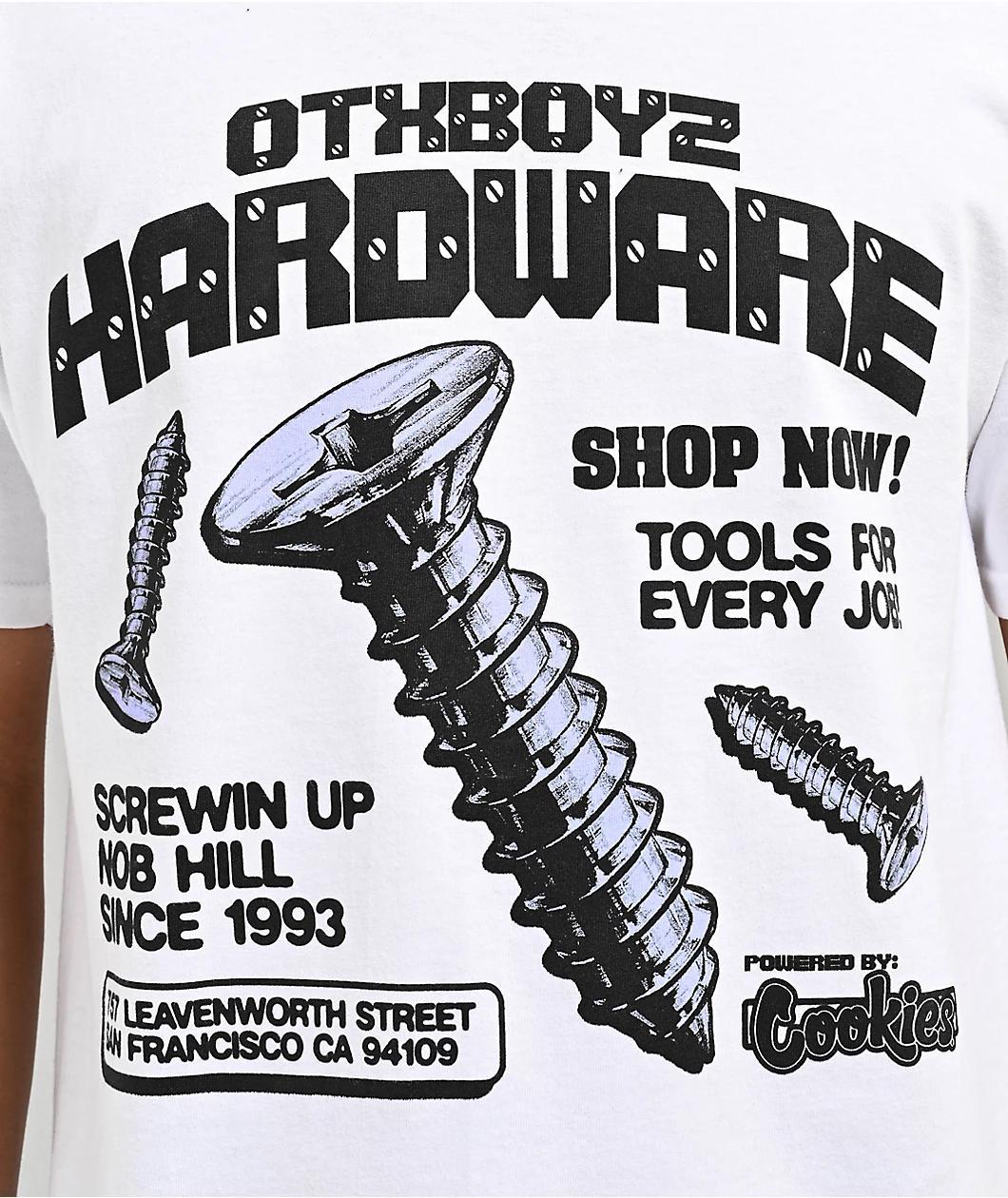 Cookies x OTXBOYZ Hardware White T-Shirt Product Image