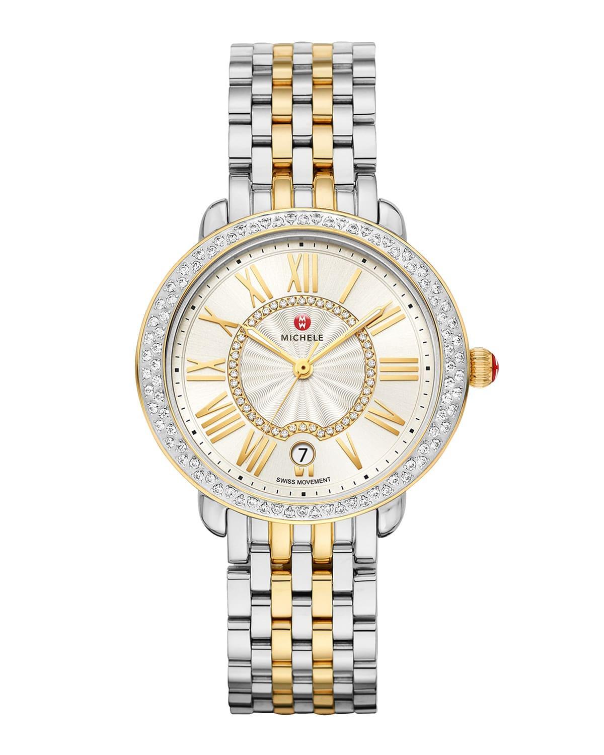 Serein Mid Two-Tone Diamond Watch Product Image