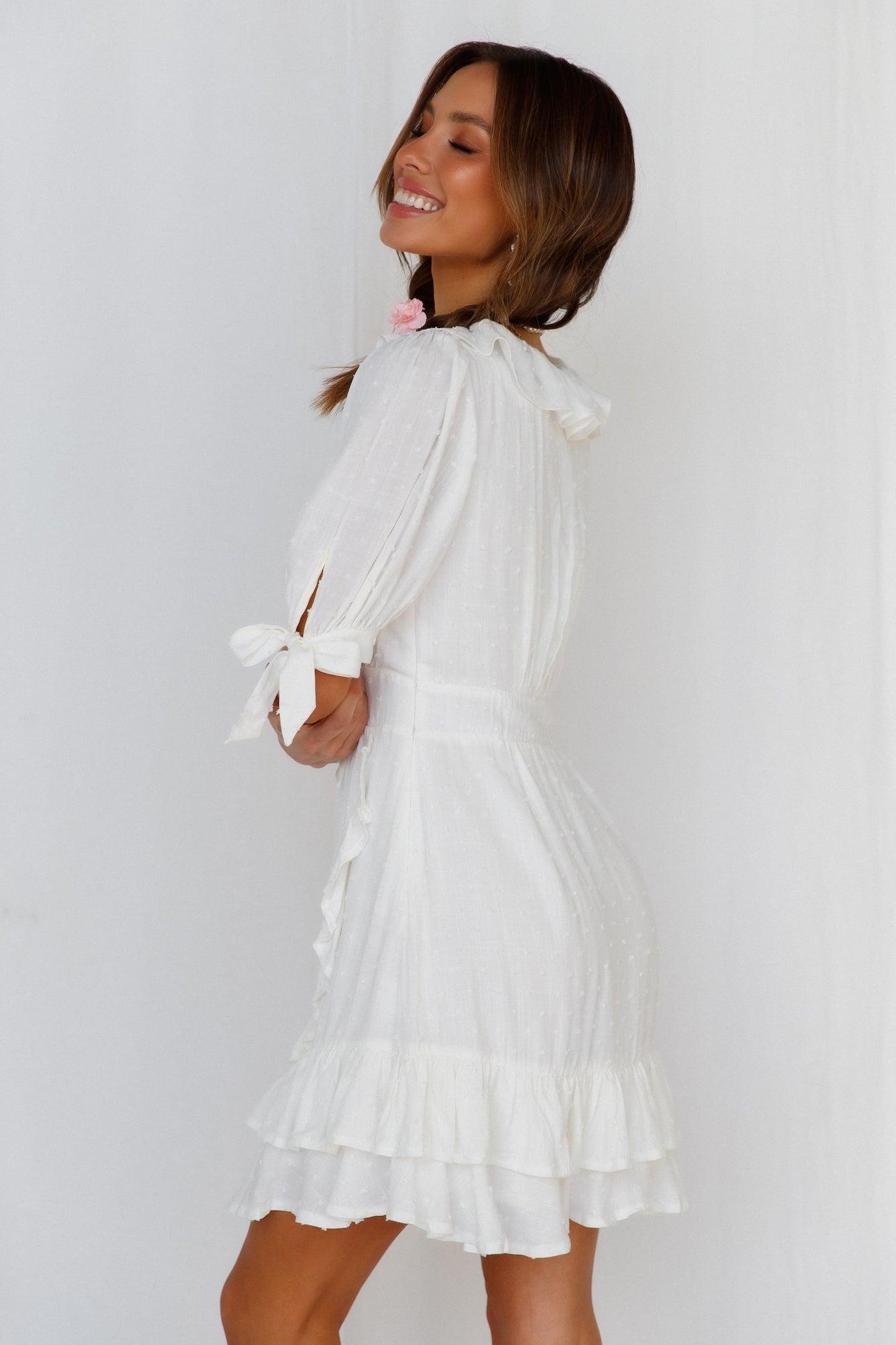 Viennese Dreams Dress White Product Image