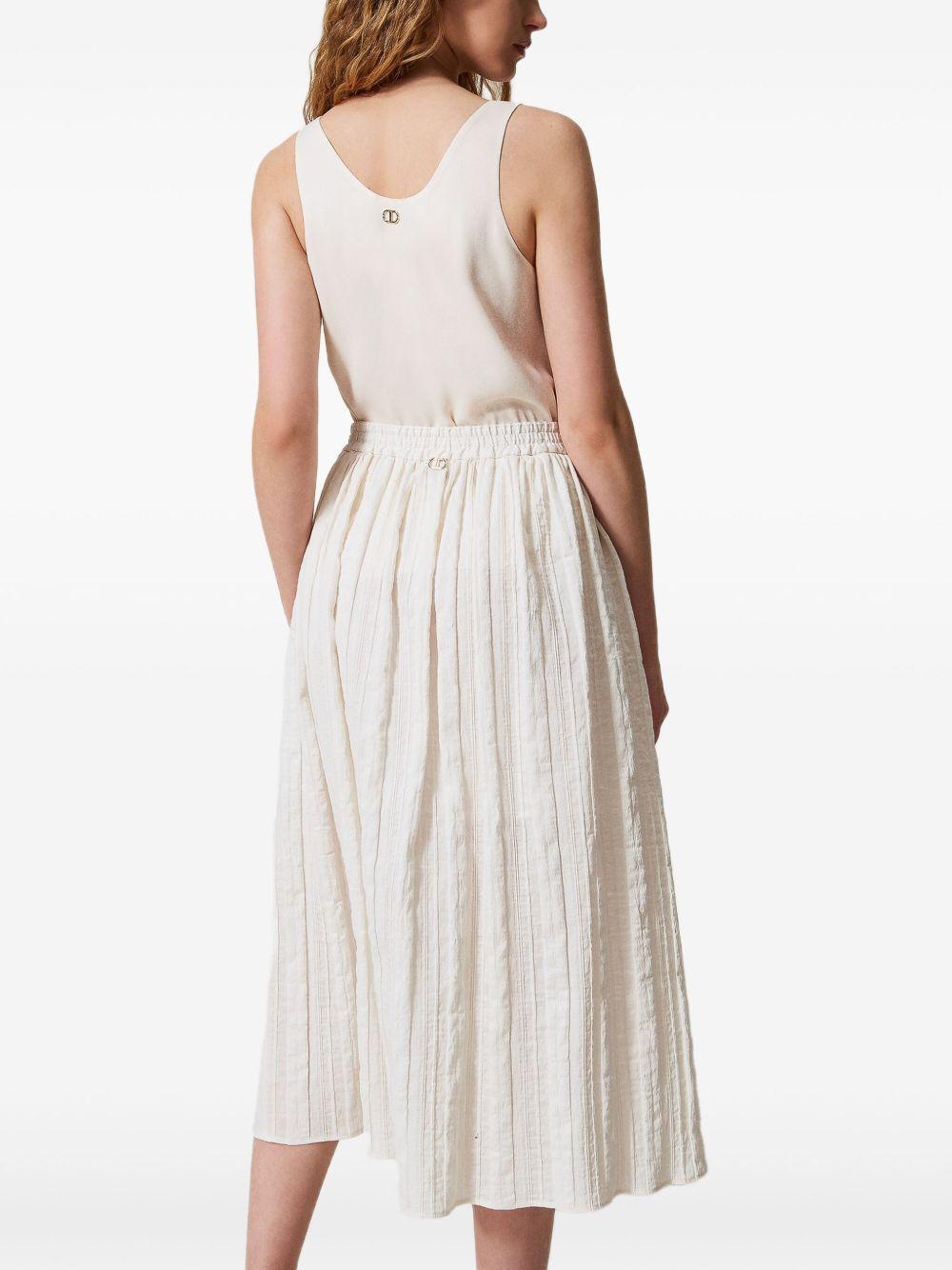 linen-blend skirt Product Image