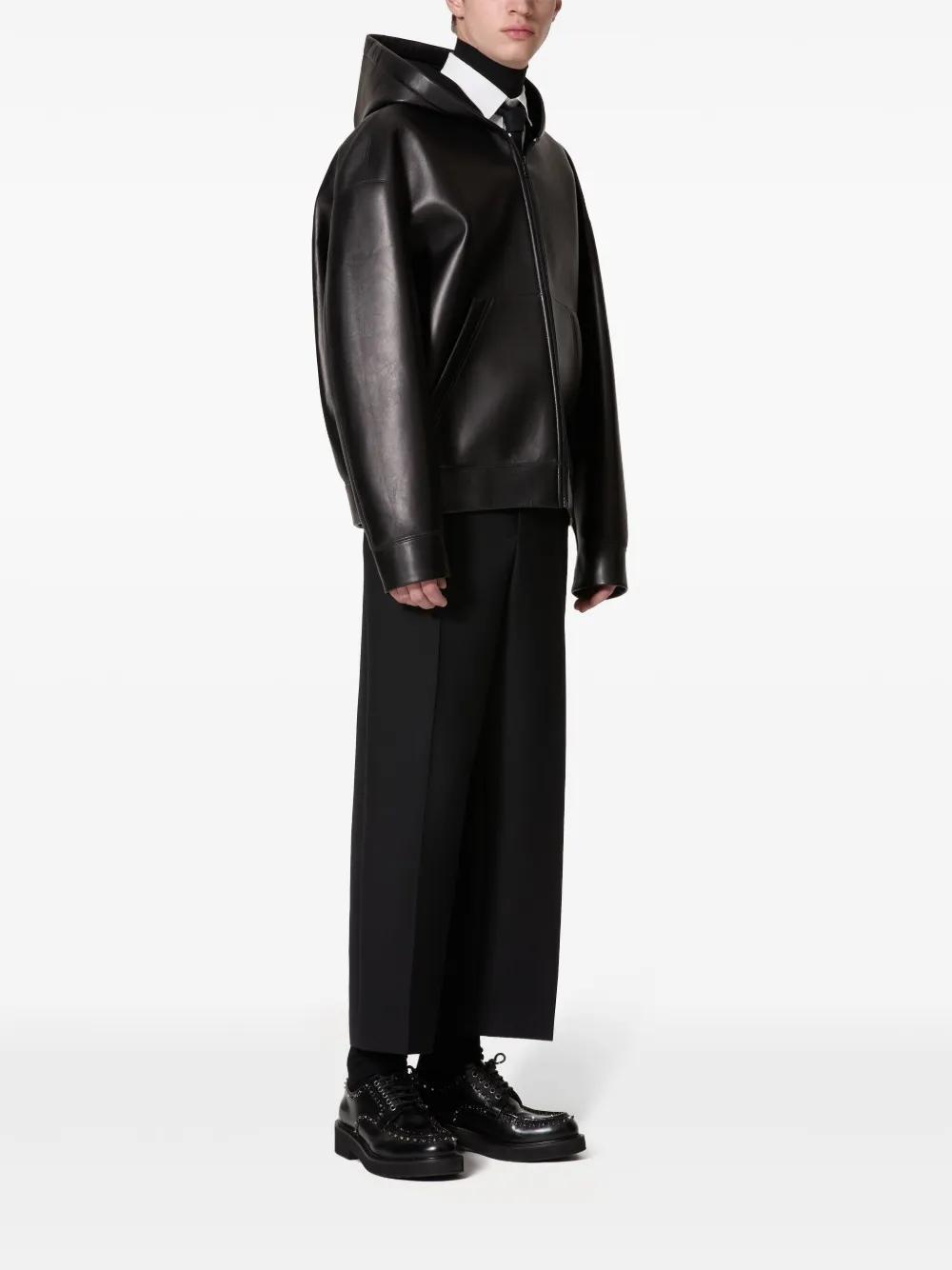 leather lining jacket  Product Image