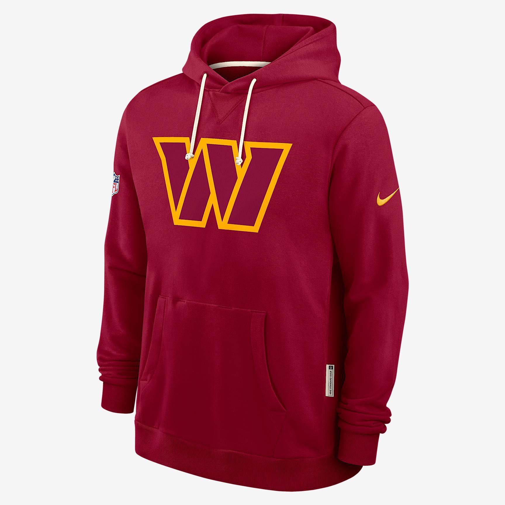 Washington Commanders Initial Home Sideline Men's Nike Dri-FIT NFL Pullover Hoodie Product Image
