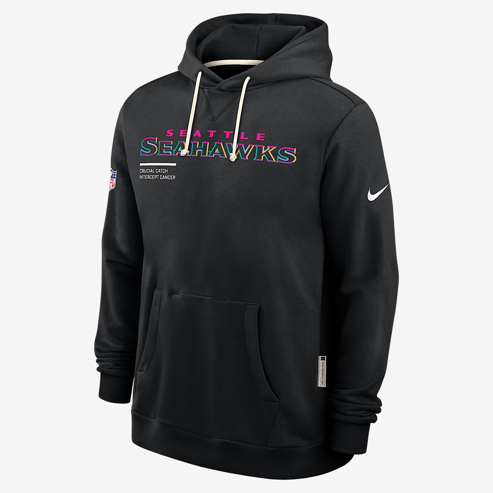 New England Patriots Crucial Catch Sideline Men's Nike Dri-FIT NFL Pullover Hoodie Product Image