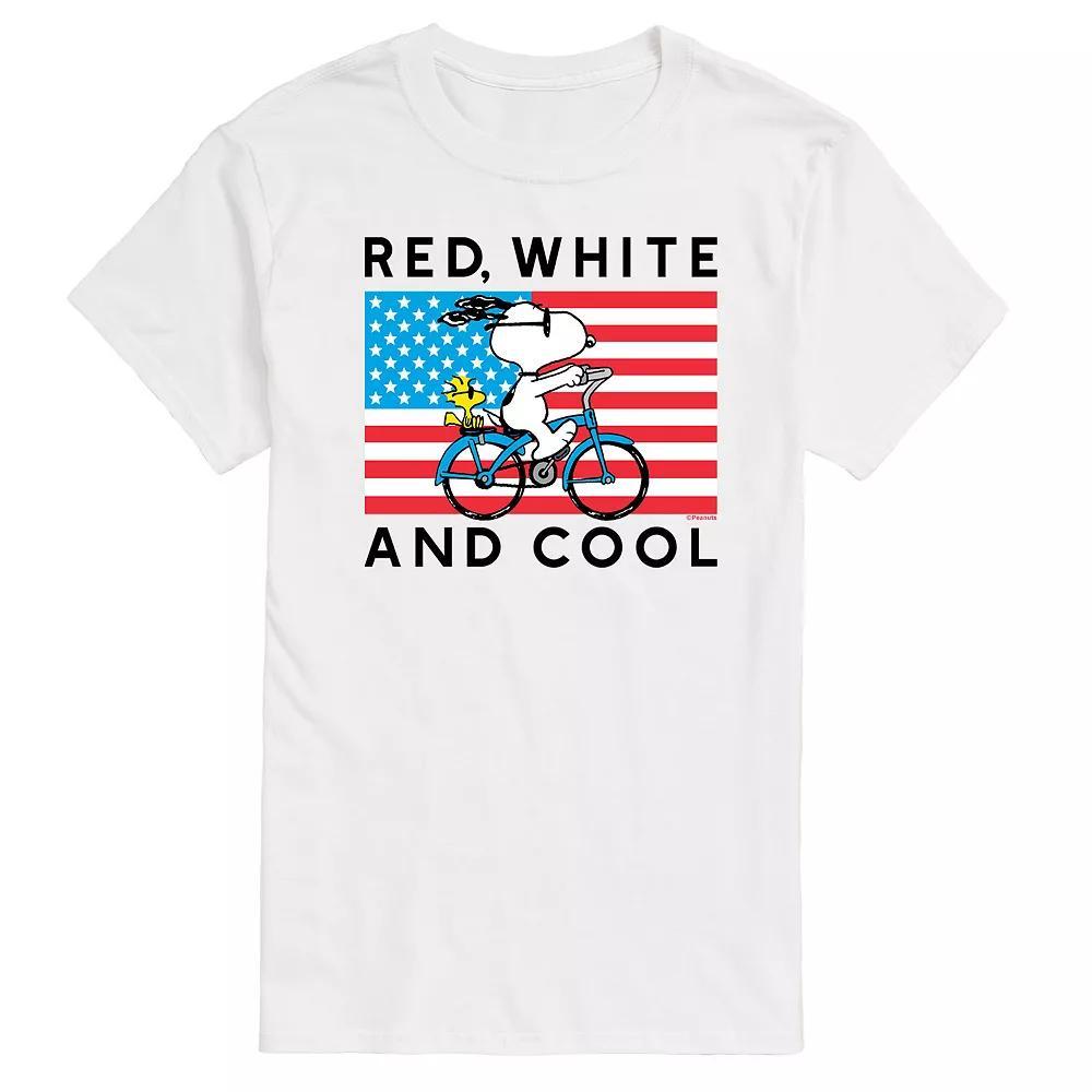 Men's Peanuts Red White And Cool Tee,  Product Image