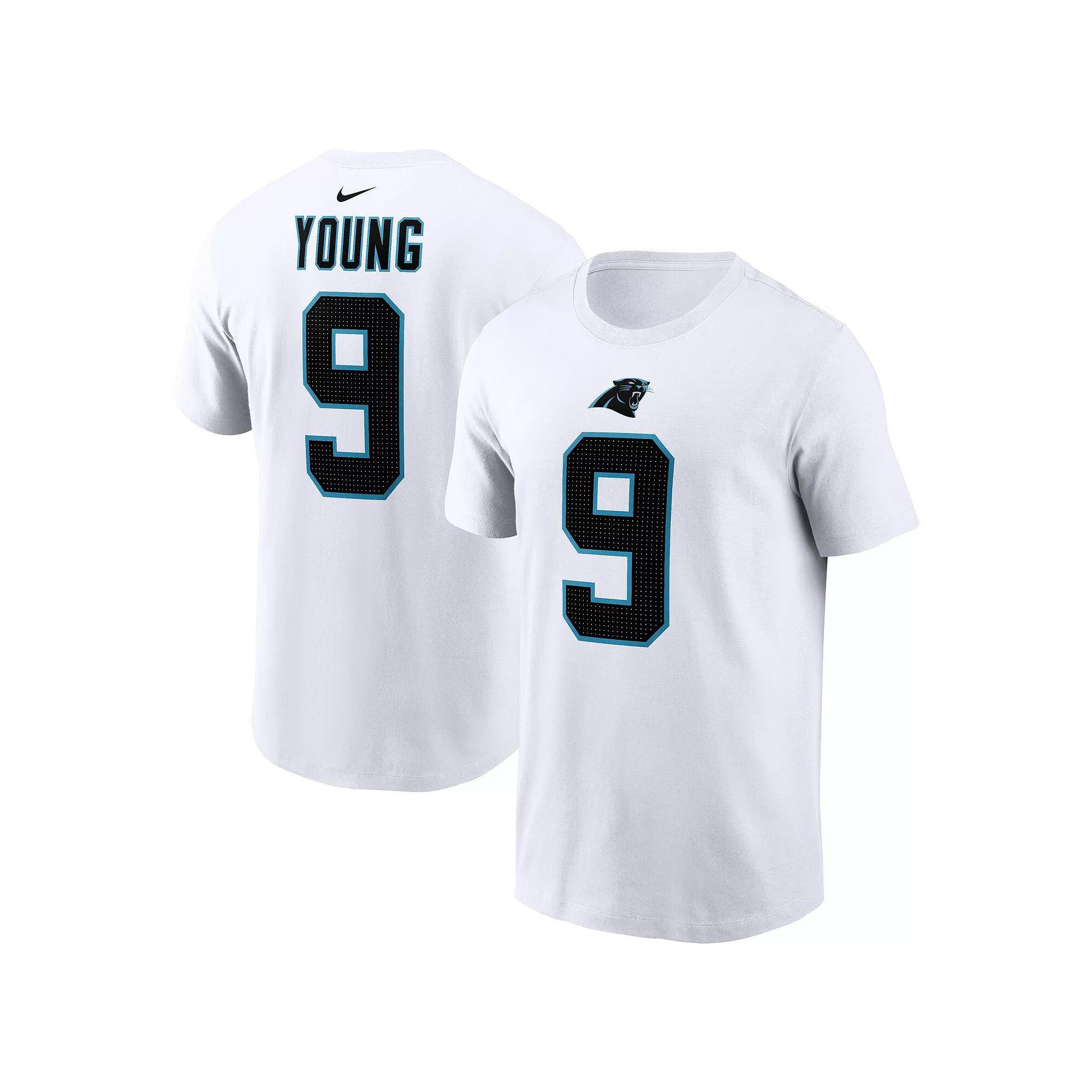Men's Nike Bryce Young White Carolina Panthers 2023 NFL Draft First Round Pick Player Name & Number T-Shirt,  Product Image