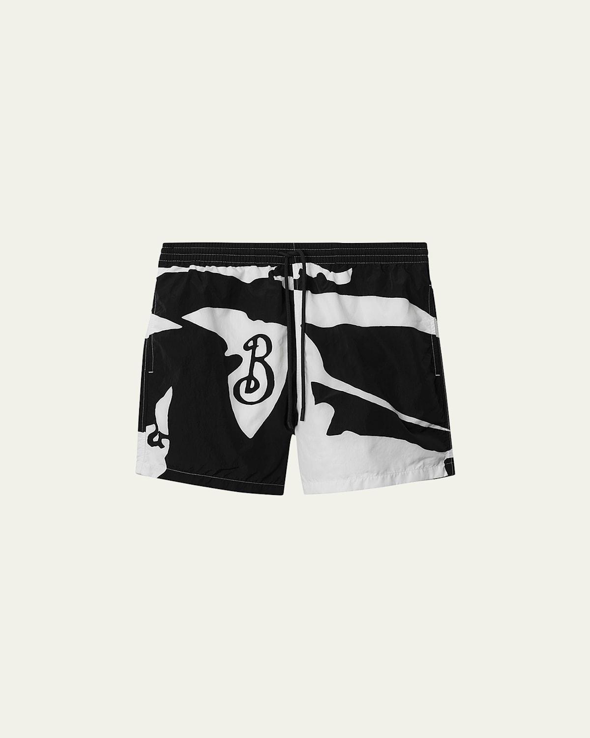 Mens Bicolor Swim Shorts Product Image