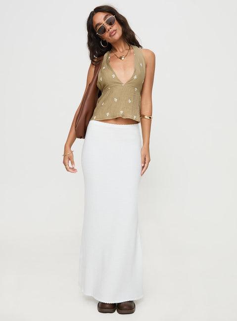 Zachariah Halter Top Brown Product Image