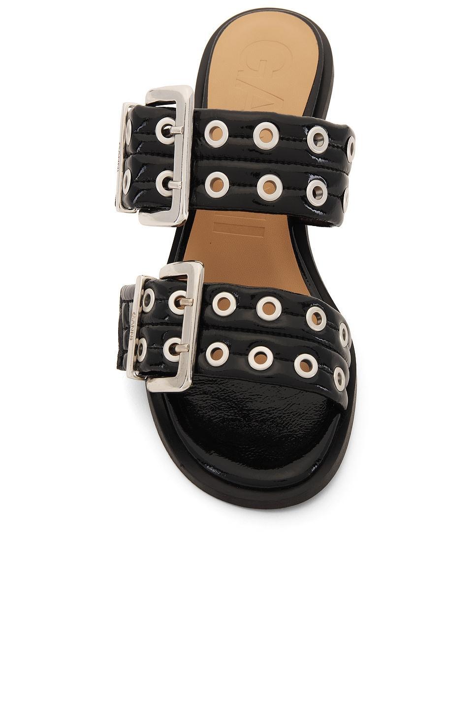 Buckle Mule Sandal Ganni Product Image