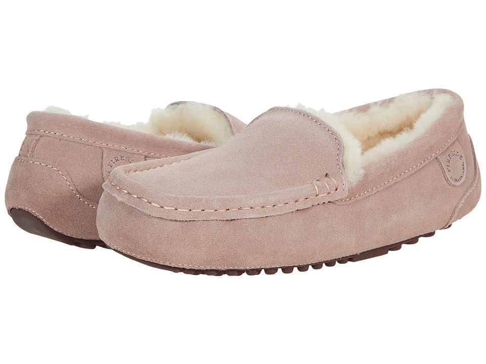 Fireside By Dearfoams Mel Wool-Lined Womens Moccasin Slippers Product Image