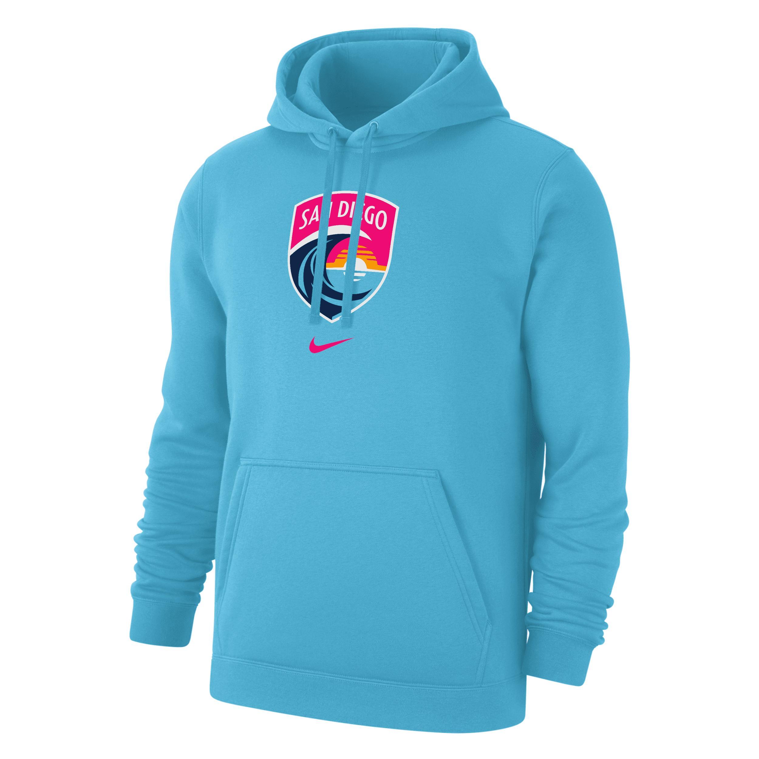 San Diego Wave FC Club Fleece Nike Men's NWSL Pullover Hoodie Product Image