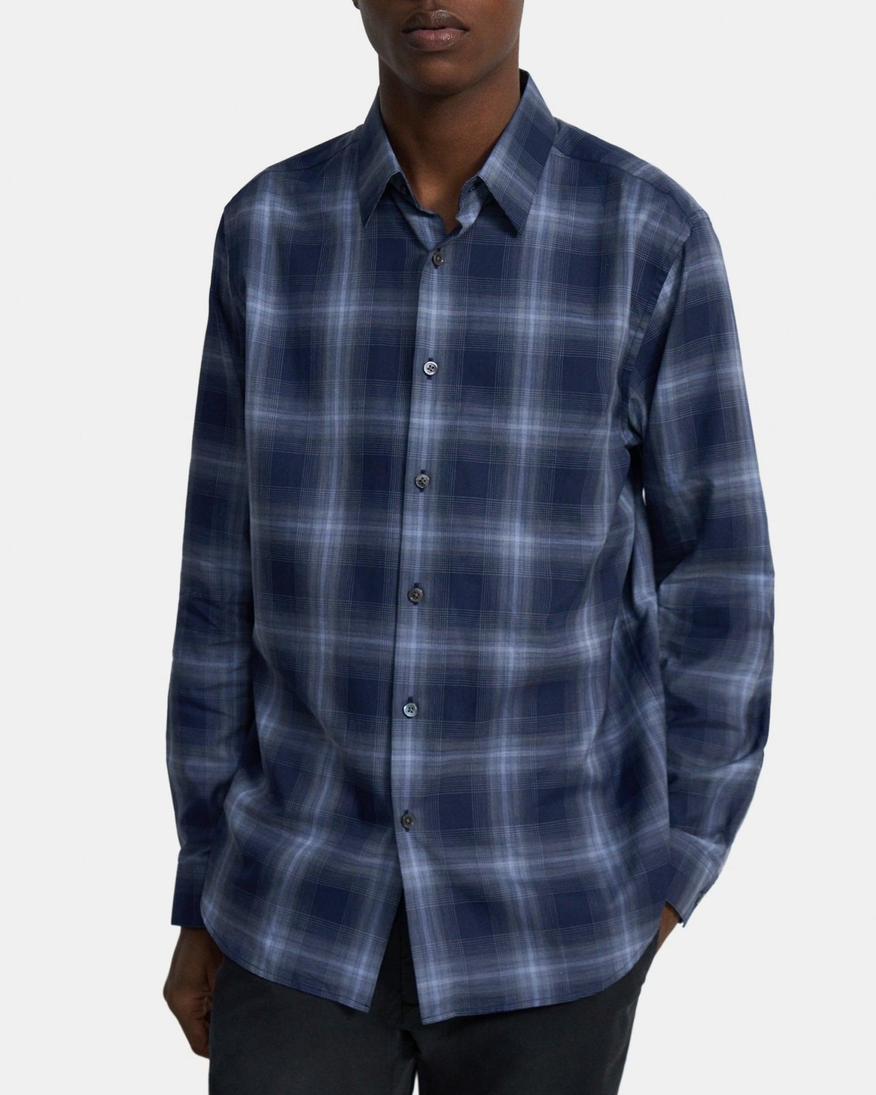 Standard-Fit Shirt in Cotton Flannel Product Image