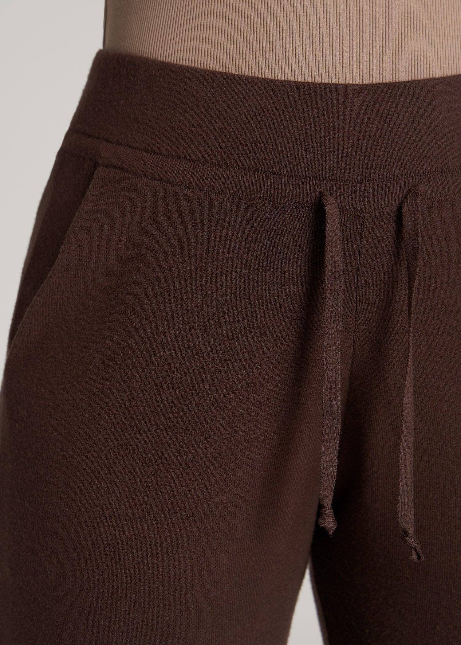 Women's Tall Knit Lounge Jogger in Chocolate Product Image