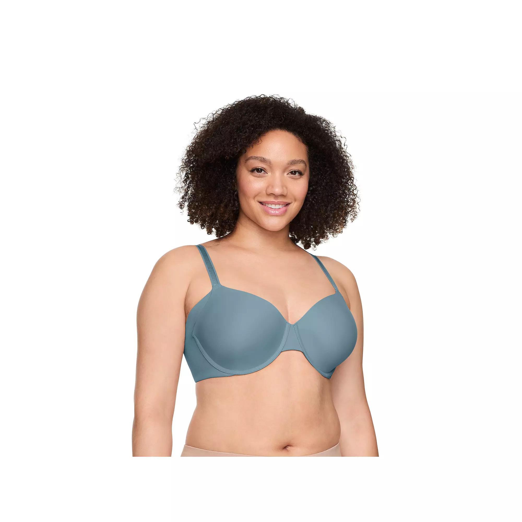 Warners No Side Effects® Seamless Underarm-Smoothing Comfort Underwire Lightly Lined T-Shirt Bra RA3061A, Women's, Size: 34 B, Grey Product Image