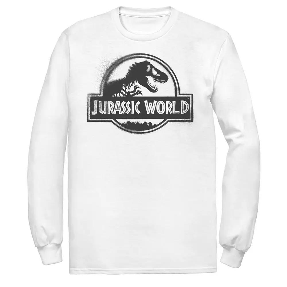 Men's Jurassic World Two Black Spray Paint Logo Tee,  Product Image