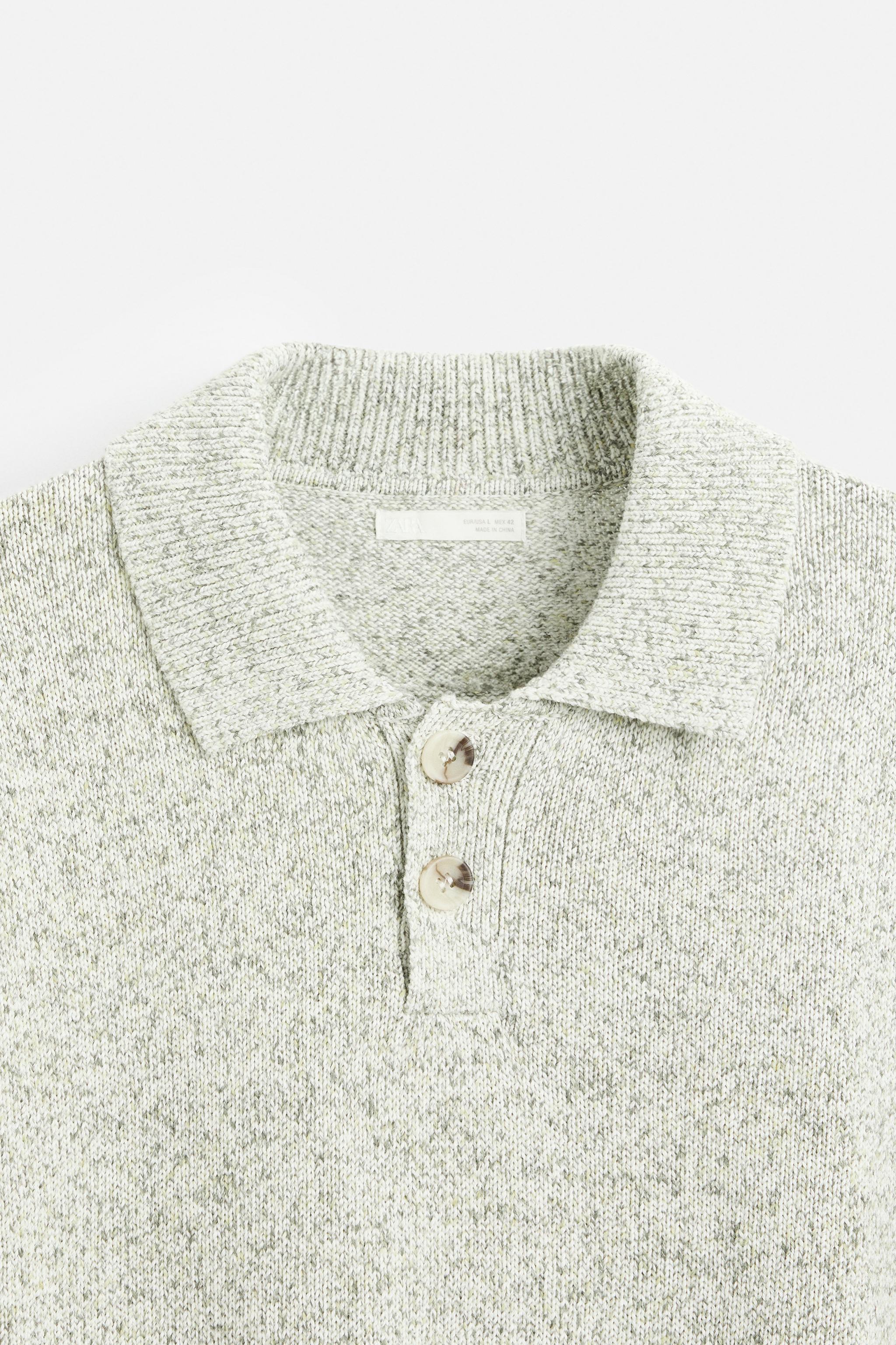 TEXTURED KNIT POLO Product Image